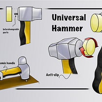 Mi proyecto del curso: Ilustración digital para diseño industrial. Industrial Design, Product Design, and Digital Illustration project by Diego Franco Lugo - 01.26.2023