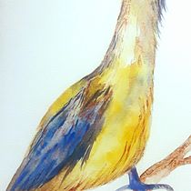 Mon projet du cours : Techniques artistiques d'aquarelle pour illustrer les oiseaux. Traditional illustration, Watercolor Painting, Realistic Drawing, and Naturalistic Illustration project by kristell.lecunff - 01.27.2023