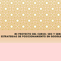 Mi proyecto del curso: SEO y SEM: estrategias de posicionamiento en Google. Un projet de Marketing, Réseaux sociaux, Marketing digital, Marketing mobile, Marketing de contenu, Growth marketing, SEO , et SEM de luciatoderi - 27.01.2023