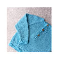 Mi proyecto del curso: Tejido de prendas infantiles con raglán top down Ein Projekt aus dem Bereich Modedesign, Weben, Stricken und Textildesign von Rebeca De Santiago Hierro - 18.11.2022