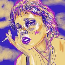 My project for course: Illustrated Portraits with Procreate. Ilustração tradicional, Ilustração vetorial, Ilustração digital, e Desenho de retrato projeto de stylist - 25.01.2023