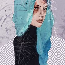 Mi proyecto del curso: Retrato ilustrado con Procreate. Ilustração tradicional, Ilustração vetorial, Ilustração digital, e Desenho de retrato projeto de AnHedonia Arts - 27.01.2023