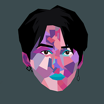 Mi proyecto del curso: Retrato geométrico con Procreate. Un progetto di Illustrazione tradizionale e Illustrazione digitale di Danolyn Quintero - 27.01.2023