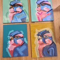 My project for course: Stylized Acrylic Painting: Explore Color and Shape. Painting, Acr, and lic Painting project by email_classcreative - 01.28.2023