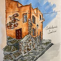 My project for course: Expressive Architectural Sketching with Colored Markers. Sketching, Drawing, Architectural Illustration, Sketchbook & Ink Illustration project by mr_f_kamalov - 01.28.2023