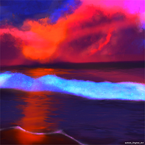 My project for course: Atmospheric Scenes in Procreate: Paint with Color and Light. Ilustração tradicional e Ilustração digital projeto de Aya Abdelhamid - 27.01.2023