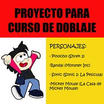 Mi proyecto del curso: Doblaje de voz para animación Ein Projekt aus dem Bereich Kino, Video und TV, Kino, Kommunikation und Audio von Marco Antonio Badillo Bautista - 27.01.2023