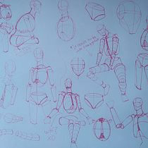 Mi proyecto del curso: Dibujo anatómico para principiantes Ein Projekt aus dem Bereich Bildende Künste, Skizzenentwurf, Bleistiftzeichnung, Zeichnung, Realistische Zeichnung und Anatomische Zeichnung von Lucas Herrera - 28.01.2023