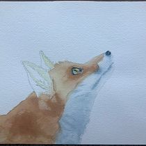 My project for course: Expressive Animal Portraits in Watercolor. Ilustração tradicional, Pintura em aquarela, Desenho realista e Ilustração naturalista projeto de Sheila Smart - 29.01.2023