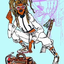 Mon projet du cours : Illustration de personnages futuristes : du concept à la création. Un proyecto de Ilustración tradicional, Diseño de personajes, Dibujo, Ilustración digital e Ilustración con tinta de blakk_high_leaf - 25.01.2023