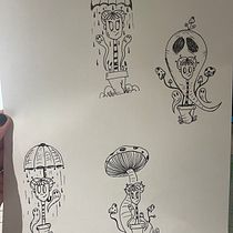 My project for course: Illustrated Stories: From Idea to Paper. Traditional illustration, Fine Arts, Painting, Pencil Drawing, Drawing, Watercolor Painting, Children's Illustration, and Narrative project by kmd103119 - 01.29.2023