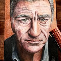 Mi proyecto del curso: Retrato realista con lápices de colores. Un progetto di Belle arti, Disegno a matita, Disegno, Disegno di ritratti, Disegno realistico, Disegno artistico, Disegno con matite colorate e Illustrazione tradizionale di Eva Caja - 29.01.2023