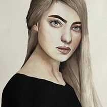 Mi proyecto del curso: Retrato en acuarela a partir de una fotografía. Watercolor Painting, and Portrait Drawing project by Eva Caja - 01.29.2023