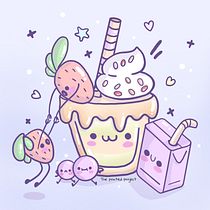 My project for course: Designing Kawaii Worlds: Spread Joy Through Illustration. Character Design, Digital Illustration, and Manga project by Utshree Pandey - 01.29.2023