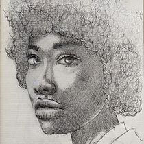My project for course: Graphite Line Drawing for Portrait Sketchbooking. Artes plásticas, Esboçado, Desenho, Desenho de retrato, e Sketchbook projeto de Adrienn Körösi Hass Jensen - 29.01.2023