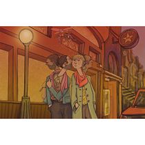 My project for course: Moody Digital Illustration with Procreate : Que’ Chose pour Toe.. Traditional illustration, Digital Illustration, Digital Drawing, Sketchbook, and Narrative project by Lucie Diotte - 01.21.2023