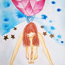 Meu projeto do curso: Técnicas modernas de aquarela. Traditional illustration, Fine Arts, Painting, and Watercolor Painting project by Bianca Agostini - 01.29.2023
