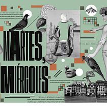 Martes, Miércoles . Design gráfico, Colagem, Ilustração digital e Ilustração editorial projeto de Fred Vega - 29.01.2023