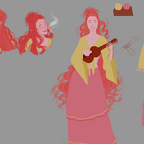 Meu projeto do curso: Design de personagem digital: desenhe protagonistas com personalidade. Traditional illustration, Character Design, Drawing, Digital Illustration, and Digital Drawing project by jukizzy - 09.26.2024