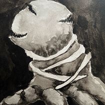 Mi proyecto del curso: Ilustración en tinta china con influencia japonesa. . Traditional illustration, Drawing & Ink Illustration project by Gabriel Espinoza-Arias - 01.30.2023