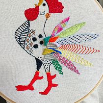 Mi proyecto del curso: Técnicas de bordado: ilustrando con hilo y aguja. Un projet de Broderie , et Design textile de svillegas_cl - 30.01.2023