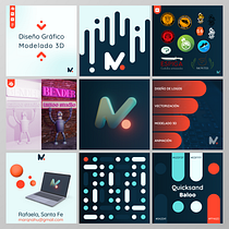 Mi proyecto del curso: Diseño gráfico para principiantes. Un progetto di Design, Br, ing, Br, identit, Graphic design, Tipografia, Design di loghi e Design tipografico di Nahue Marquez - 30.01.2023