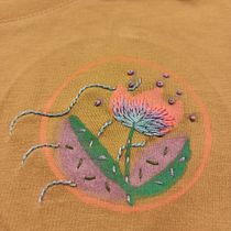 My project for course: Embroidery and Fabric Painting for Beginners. Painting, Pattern Design, Embroider, DIY, Upc, cling, and Textile Design project by Jei See Tai - 01.29.2023