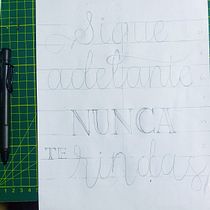 Mi proyecto del curso: Principios de la caligrafía con brush pen. Caligrafia projeto de Julia Crisostomo - 30.01.2023