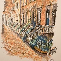 My project for course: Expressive Architectural Sketching with Colored Markers. Een project van  Schetsen,  Tekening,  Architecturale illustratie, Sketchbook y  Illustratie met inkt van phil_hoult_ph - 31.01.2023