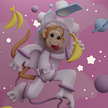 My project for course: 3D Character Creation in Blender. 3D, Design de personagens, Modelagem 3D, Design de personagens 3D, e 3D Design projeto de sqncskqpcx - 04.01.2023