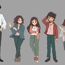 Mi proyecto del curso: Introducción al diseño de personajes para animación y videojuegos Ein Projekt aus dem Bereich Traditionelle Illustration, Animation, Design von Figuren, Videospiele und Design für Videospiele von Ester Jacobs - 24.01.2023