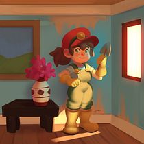 My project for course: Lighting Principles for Digital Painting. Traditional illustration, Digital Illustration, and Digital Painting project by elfenceres - 01.31.2023