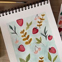Mi proyecto del curso: Colores en acuarela: descubre tu personalidad cromática. Ilustração tradicional, Artes plásticas, Pintura, Pintura em aquarela, e Teoria da cor projeto de Maysa Henriquez - 02.02.2023