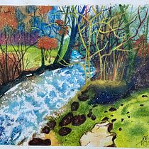 Mi proyecto del curso: Pintura de paisajes realistas con acuarela. Projekt z dziedziny  Sztuki piękne,  Malarstwo, Sketching, Malowanie akwarelą, Ilustracja naturalist i czna użytkownika Gregorio Lopez - 01.02.2023