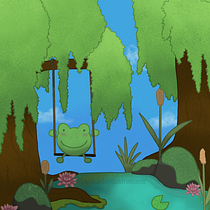 My project for course: Atmospheric Scenes in Procreate: Paint with Color and Light. Ilustração tradicional e Ilustração digital projeto de mikadoillustrations - 31.01.2023