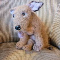 My project for course: Knitting Realistic Stuffed Animals: Make a Puppy from Yarn. Fiber Arts, DIY, Knitting, and Textile Design project by alleycat6 - 01.29.2023