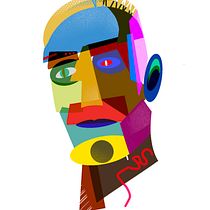 Mi proyecto del curso: Retrato geométrico con Procreate. Un progetto di Illustrazione tradizionale e Illustrazione digitale di Marino Balbuena - 01.02.2023