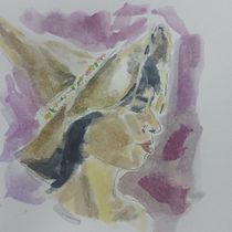 Meu projeto do curso: Retrato em aquarela a partir de uma fotografia. Traditional illustration, Watercolor Painting, and Portrait Drawing project by VINICIUS FERREIRA - 02.01.2023