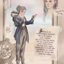 Clock's world: Eileen Ein Projekt aus dem Bereich Traditionelle Illustration, Design von Figuren, Digitale Illustration, Concept Art, Digitale Zeichnung und Digitale Malerei von Lua Costa - 01.02.2023
