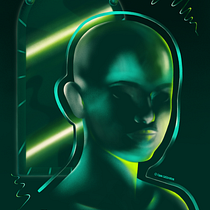 Mi proyecto del curso: Ilustración retrofuturista con Procreate. Ilustração digital, e Desenho digital projeto de florcastineira.dg - 01.02.2023