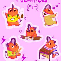 Mi proyecto del curso: Ilustración kawaii: crea personajes encantadores Ein Projekt aus dem Bereich Traditionelle Illustration, Design von Figuren und Manga von Linsy Salas - 01.02.2023
