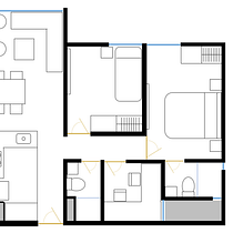 Mi proyecto del curso: Diseño de interiores de principio a fin. Interior Architecture, Interior Design, Interior Decoration, and Spatial Design project by dannalu98 - 01.31.2023
