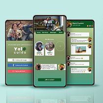 Experts in caring for your pet. UX / UI, Web Design, Mobile Design, e Design digital projeto de Jorge Llanas - 01.02.2023