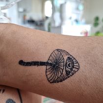 Meu projeto do curso: Tatuagem para principiantes. Tattoo Design project by Juliana - 01.29.2023