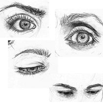 Mein Abschlussprojekt für den Kurs: Skizzenbuch für Porträts: Erkunde das menschliche Gesicht. Projekt z dziedziny Sketching,  R, sunek, Portret,  R, sunek art, st, czn i Sketchbook użytkownika claudia_berlino - 02.02.2023