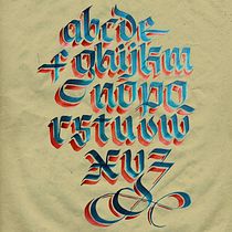 Mi proyecto del curso: Caligrafía para un Ex libris. Un progetto di Calligrafia di Gonzalo Leandro - 02.02.2023