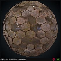 Mi proyecto del curso: Introducción a la creación de texturas con Substance Designer. Un proyecto de 3D, Modelado 3D y Videojuegos de mokek - 02.02.2023