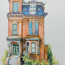 My project for course: Expressive Architectural Sketching with Colored Markers. Sketching, Drawing, Architectural Illustration, Sketchbook & Ink Illustration project by Philip Murray - 02.02.2023
