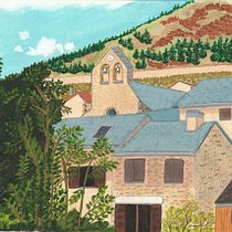 Mi proyecto del curso: Técnicas de gouache para ilustración. Traditional illustration, Sketching, Creativit, Drawing, Watercolor Painting, Sketchbook, and Gouache Painting project by Eulàlia Miralles - 02.02.2023