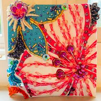 My project for course: Fashion Embroidery: Embellishing with Beads Ein Projekt aus dem Bereich Modedesign, Stickerei, DIY, Upc, cling und Textildesign von Melanye Coleman - 31.01.2023